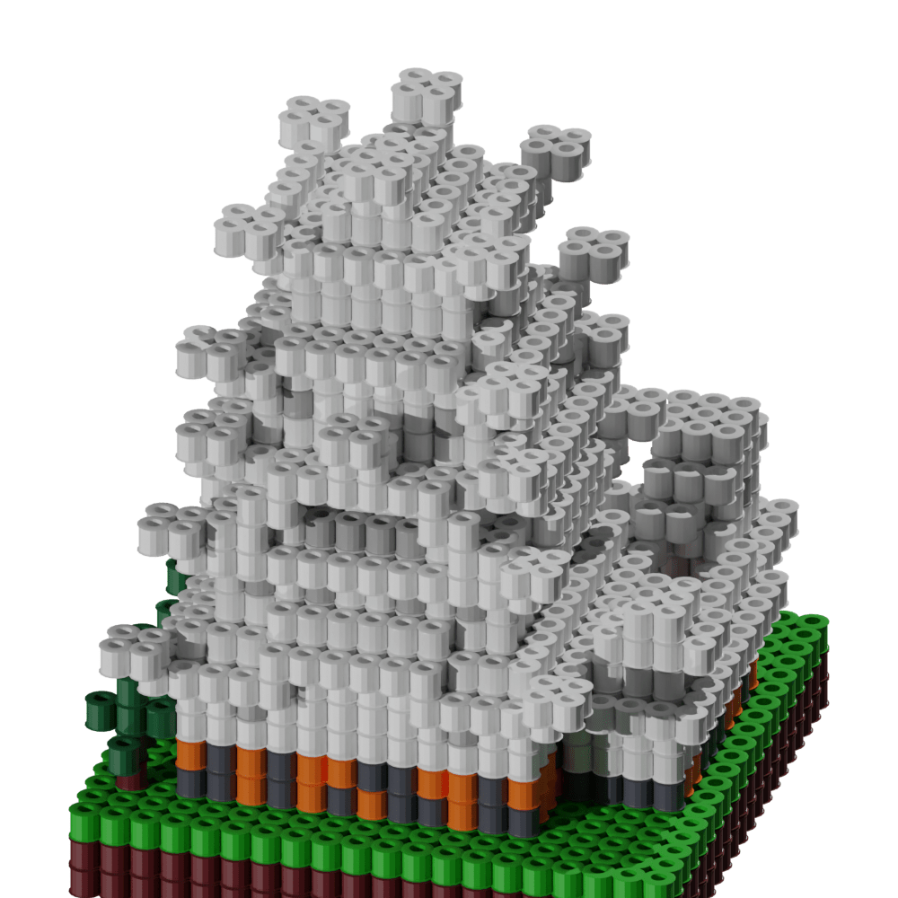Patrón Castillo Himeji – fusebeads