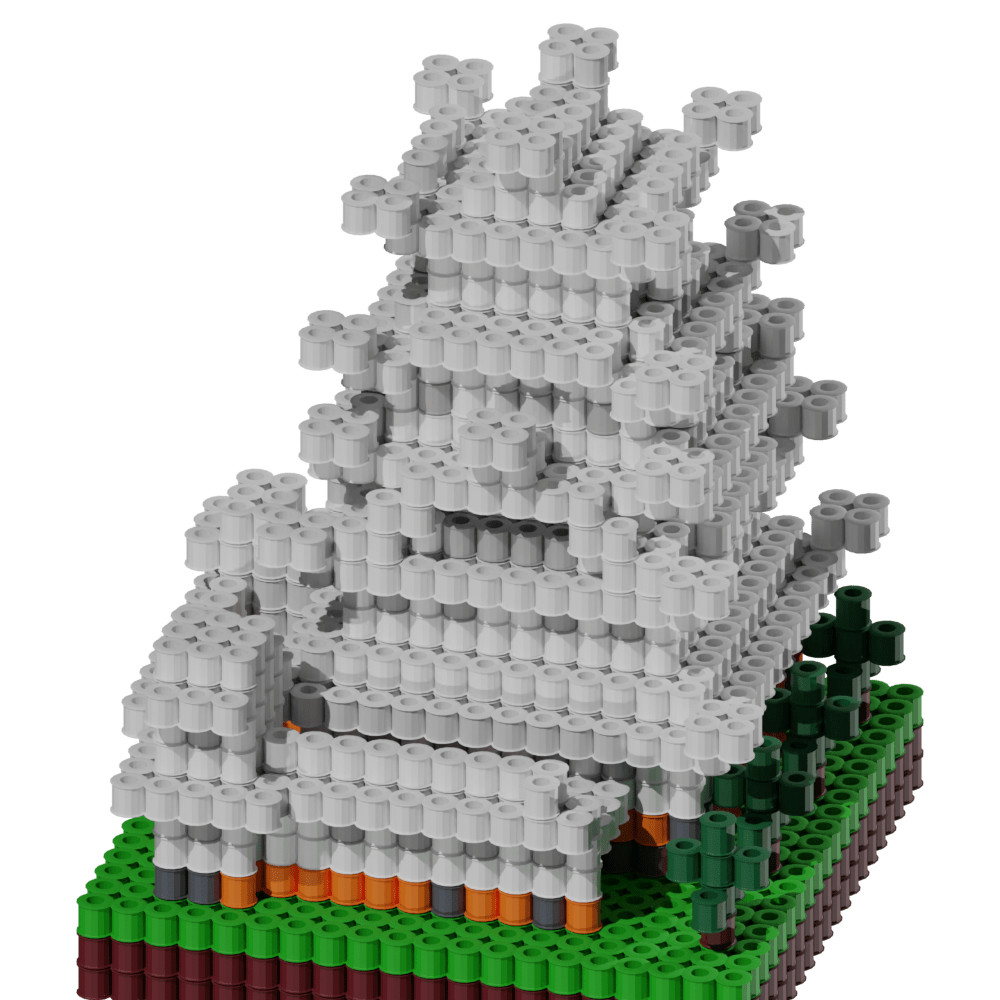 Patrón Castillo Himeji – fusebeads