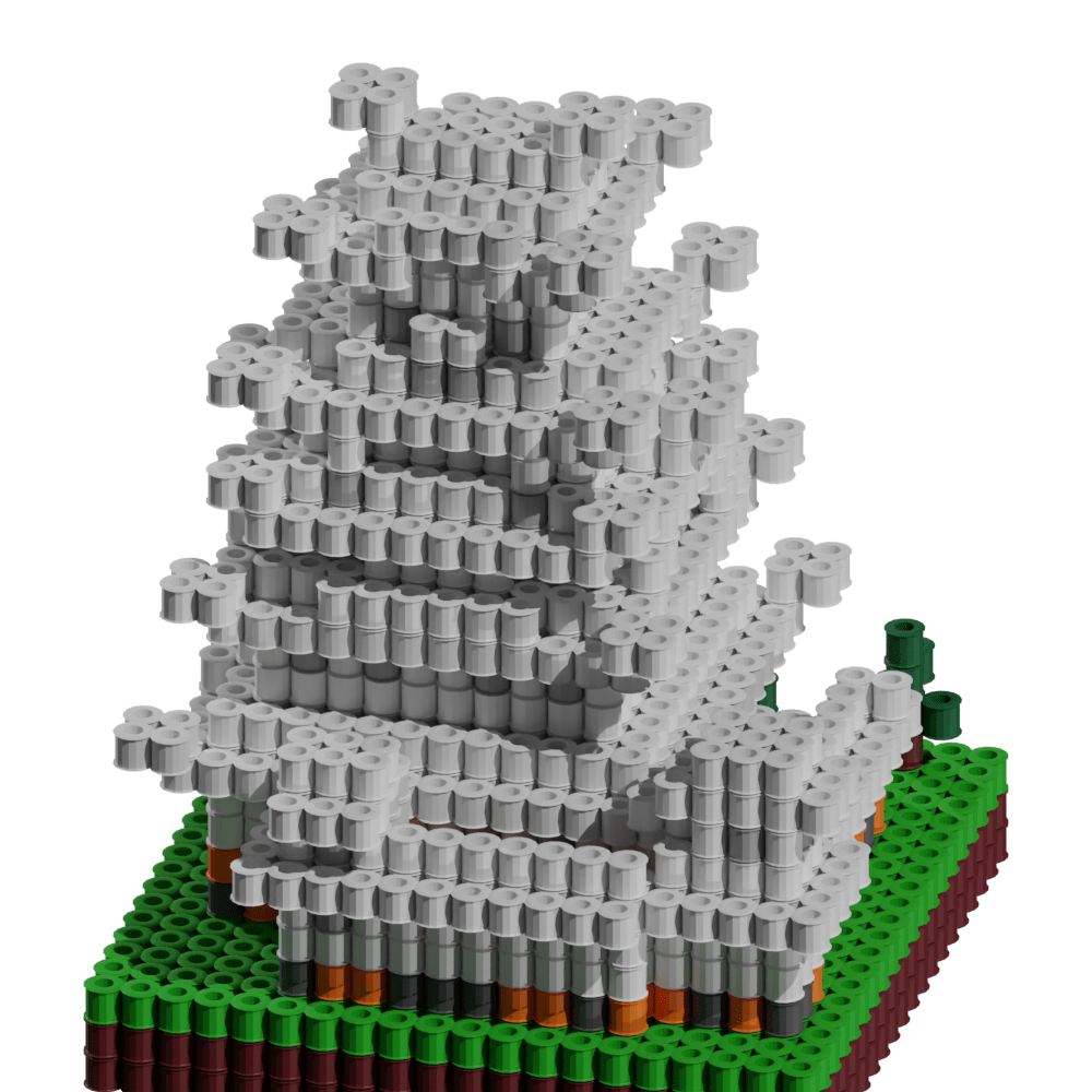 Patrón Castillo Himeji – fusebeads