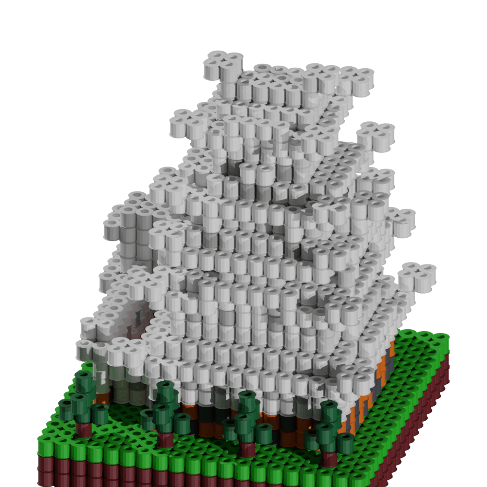 Patrón Castillo Himeji – fusebeads