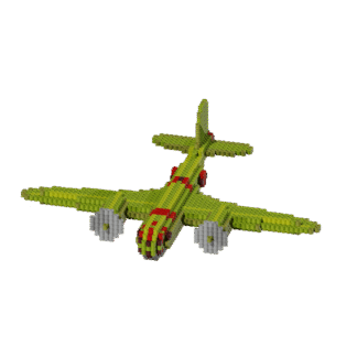 Patrón B-52 Stratofortress – fusebeads