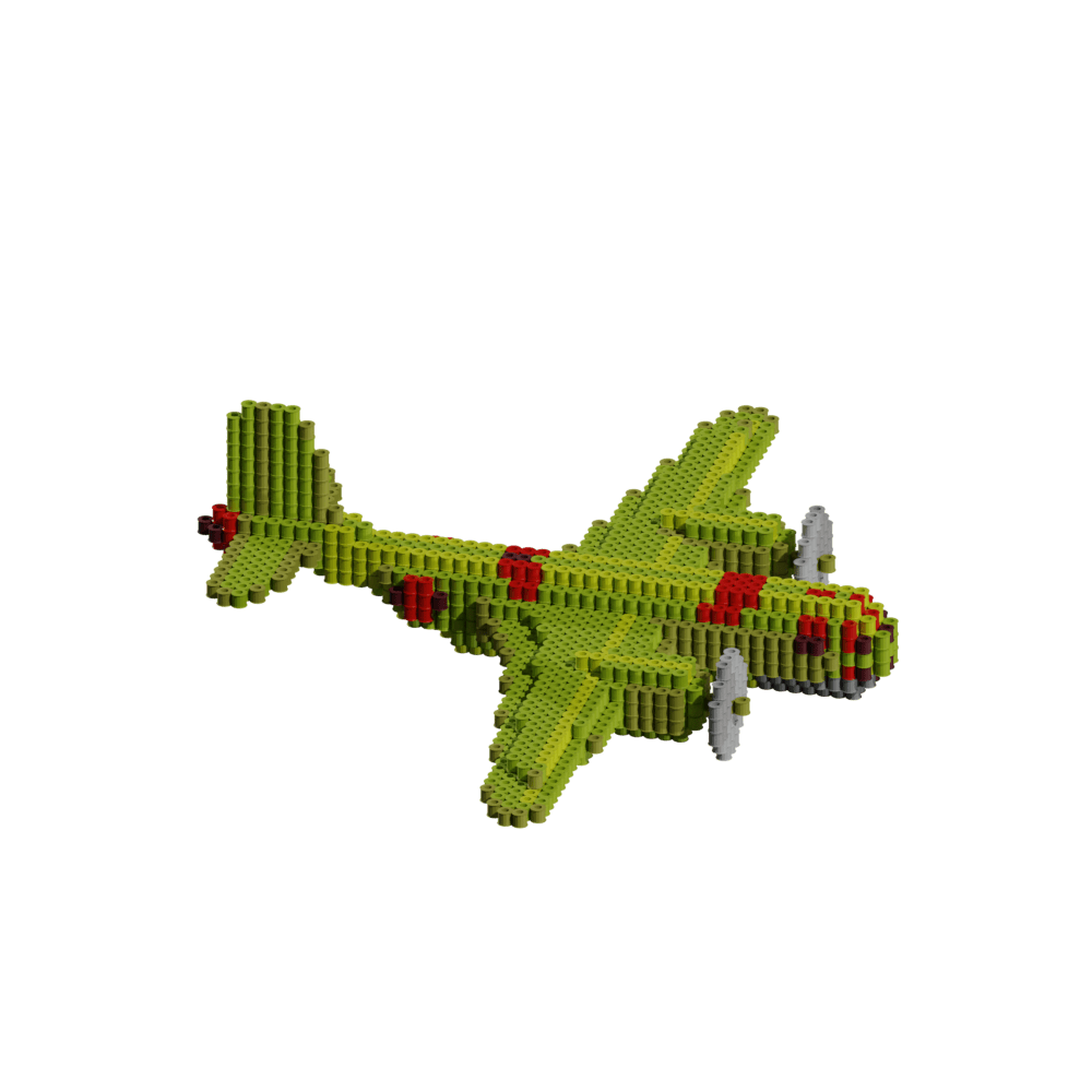 Patrón B-52 Stratofortress – fusebeads