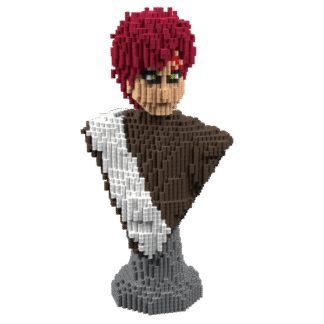 Patrón Gaara – fusebeads