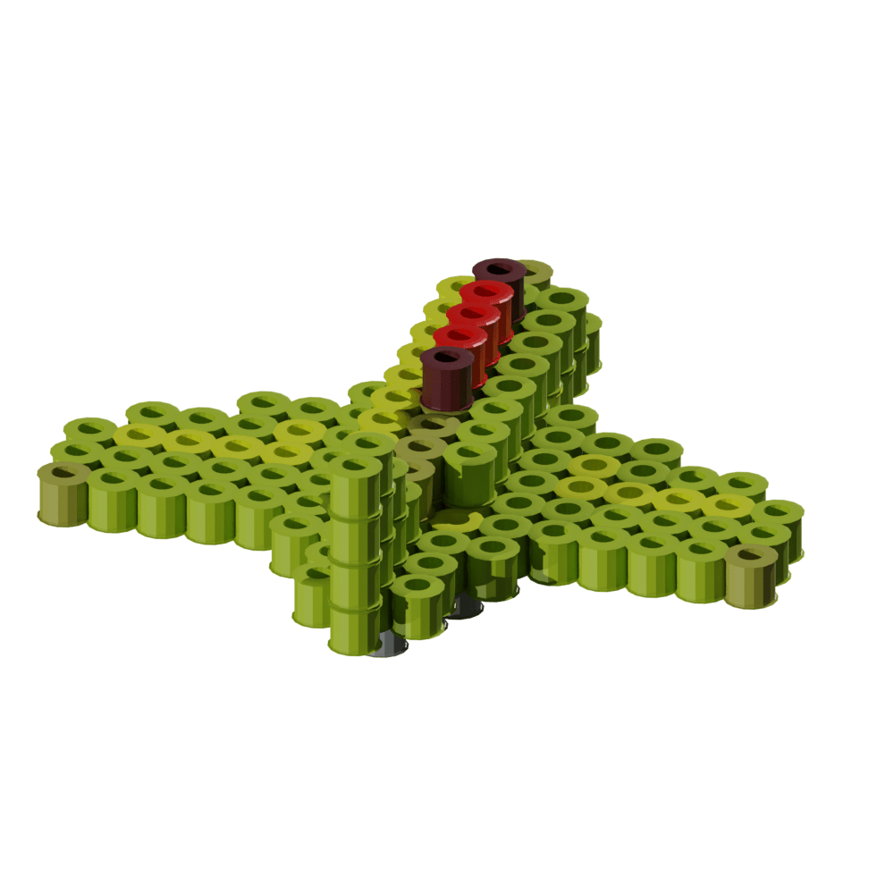 Patrón Jet 1942 – fusebeads