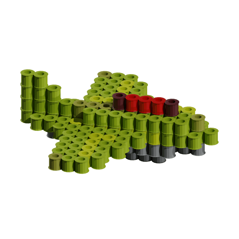 Patrón Jet 1942 – fusebeads