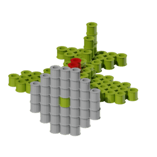 Patrón A6M Zero – fusebeads