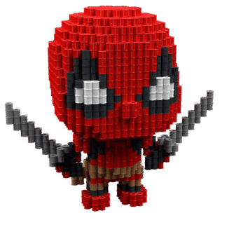 Patrón Deadpool (FunkoStyle) – fusebeads