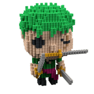 Patrón Zoro (FunkoStyle) – fusebeads