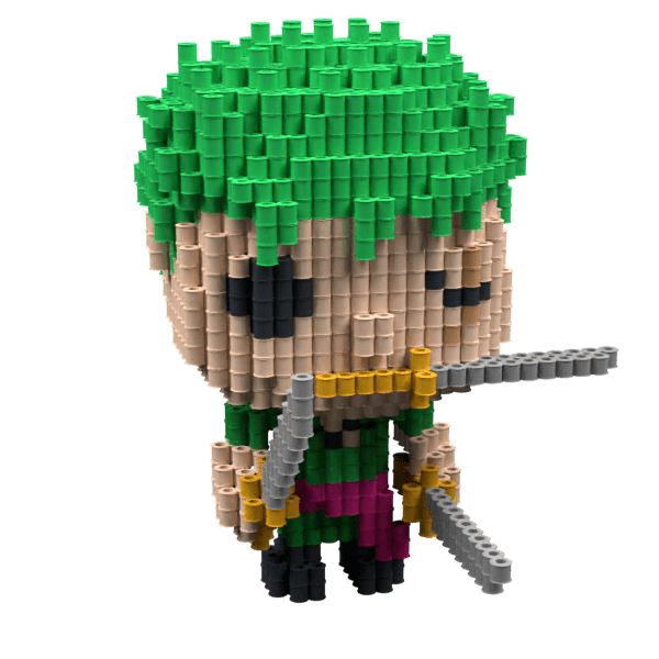 Patrón Zoro (FunkoStyle) – fusebeads