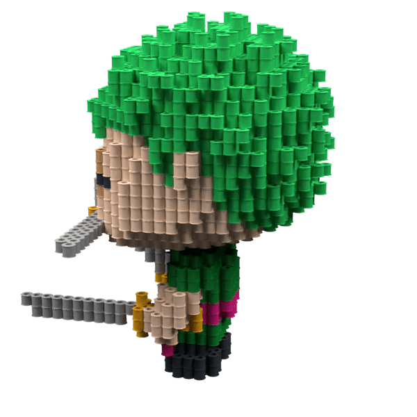 Patrón Zoro (FunkoStyle) – fusebeads