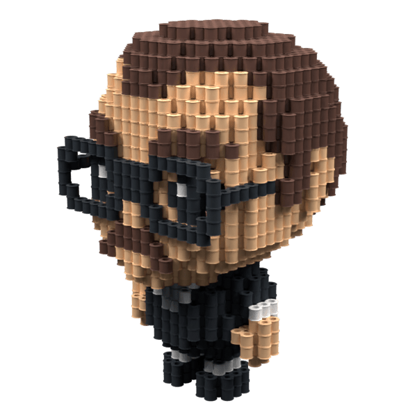 Patrón Sr.Barriga (FunkoStyle) – fusebeads
