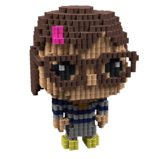 Patrón Amy Farrah Fowler (FunkoStyle) – fusebeads