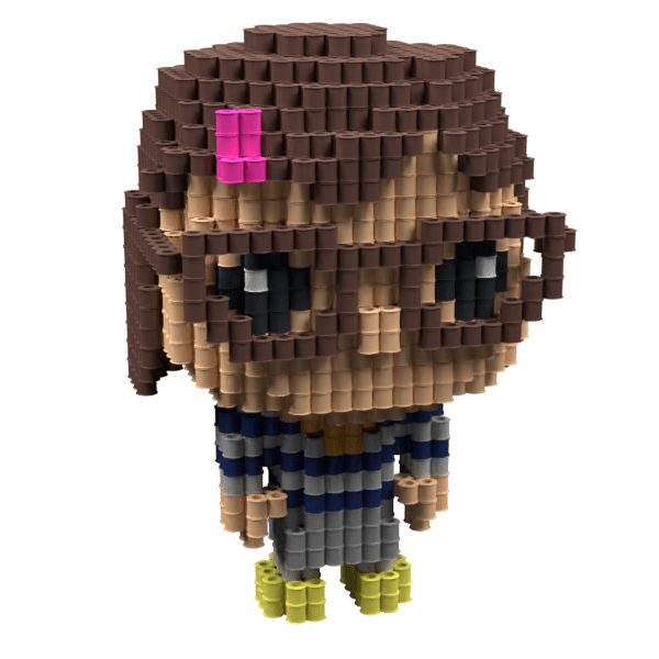 Patrón Amy Farrah Fowler (FunkoStyle) – fusebeads