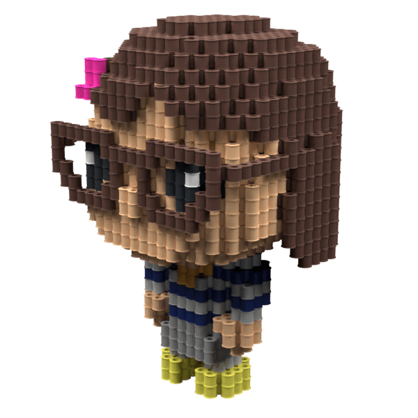 Patrón Amy Farrah Fowler (FunkoStyle) – fusebeads