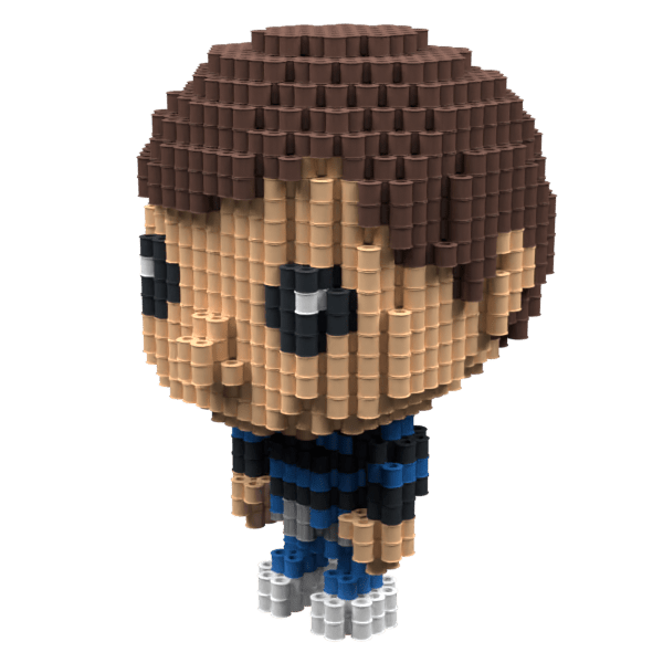 Patrón Howard Wolowitz (FunkoStyle) – fusebeads
