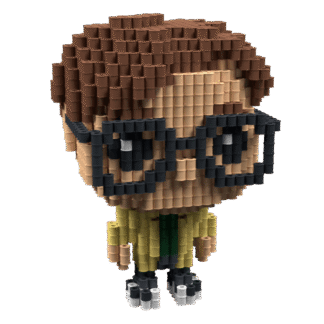 Patrón Leonard Hofstader (FunkoStyle) – fusebeads