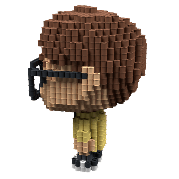 Patrón Leonard Hofstader (FunkoStyle) – fusebeads