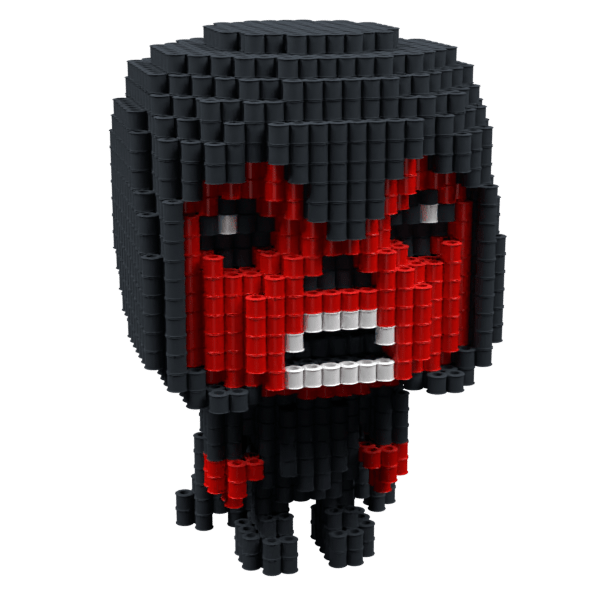 Patrón Calavera Roja (FunkoStyle) – fusebeads