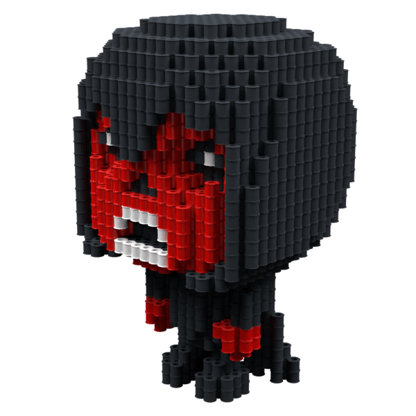 Patrón Calavera Roja (FunkoStyle) – fusebeads