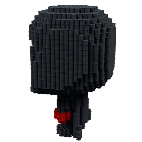 Patrón Calavera Roja (FunkoStyle) – fusebeads
