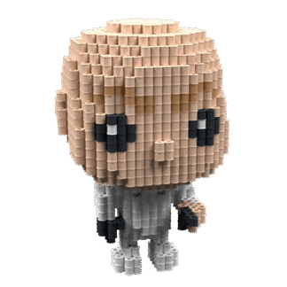 Patrón Lex Luthor (FunkoStyle) – fusebeads