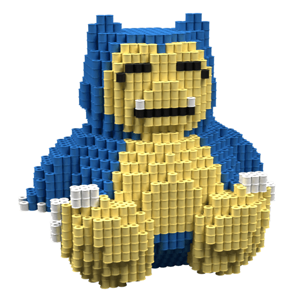 Patrón Snorlax - Pokémon – fusebeads