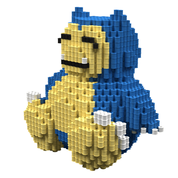 Patrón Snorlax - Pokémon – fusebeads