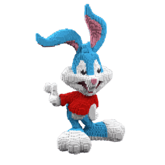 Patrón Buster Bunny – fusebeads