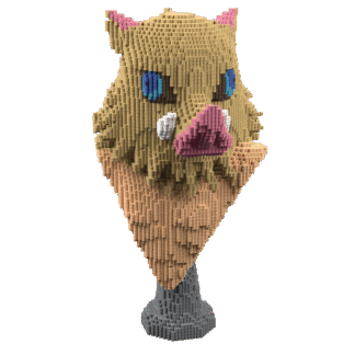 Patrón Inosuke Hashibira Máscara – fusebeads