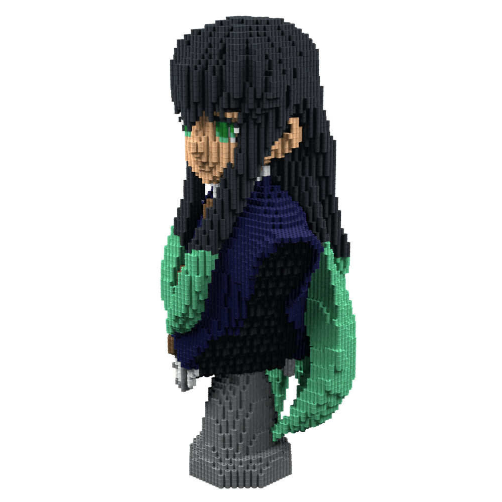 Patrón Muichiro Tokito – fusebeads