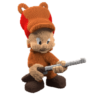 Patrón Elmer Fudd – fusebeads