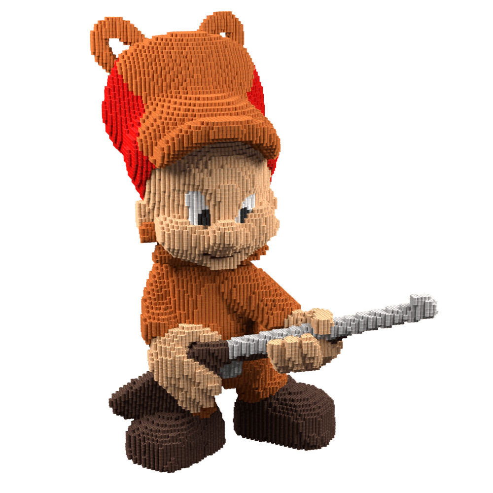 Patrón Elmer Fudd – fusebeads