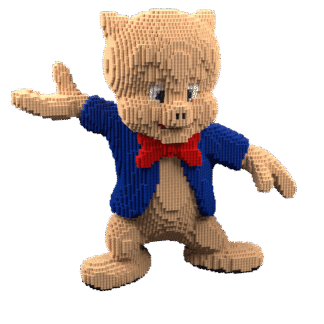 Patrón Porky Pig – fusebeads