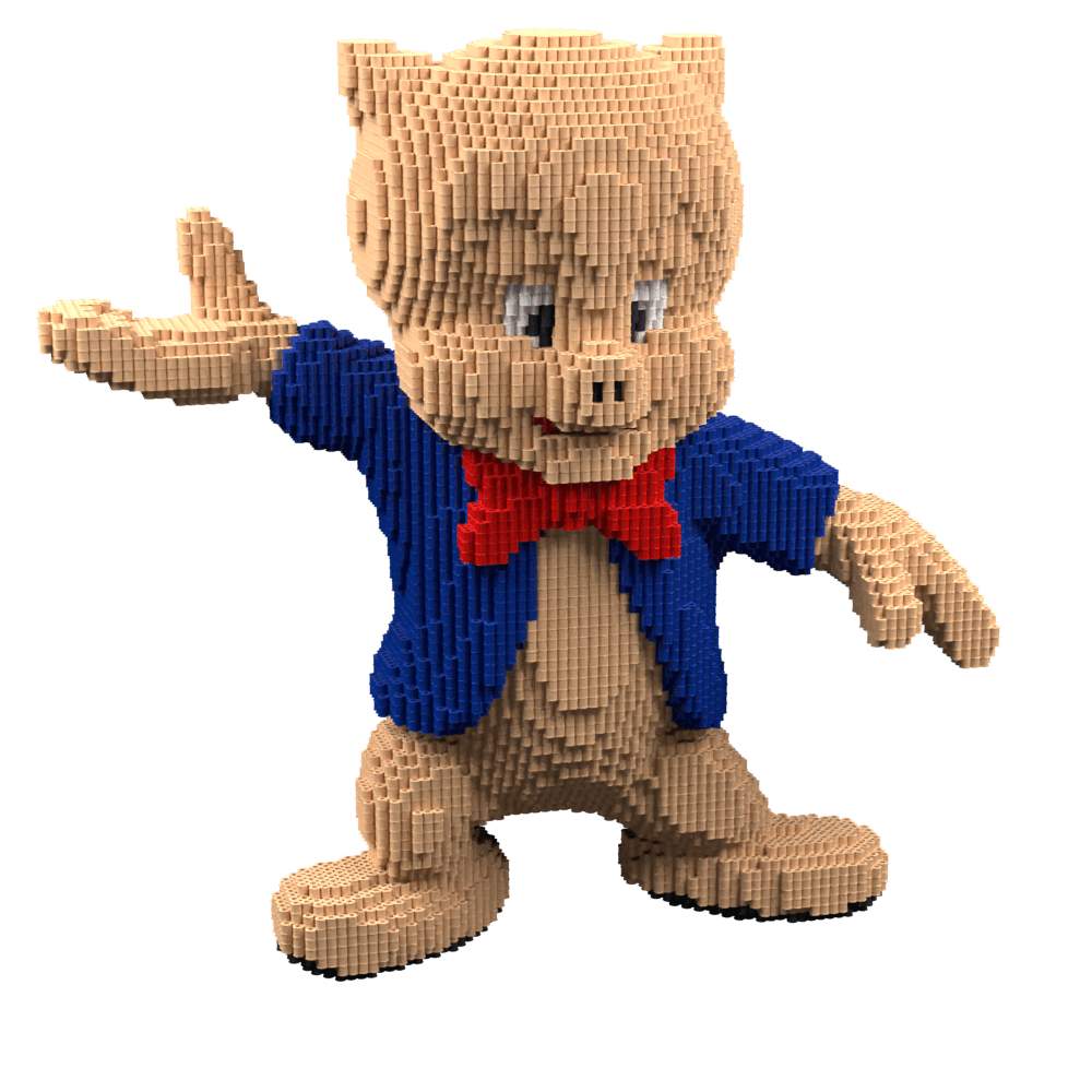 Patrón Porky Pig – fusebeads