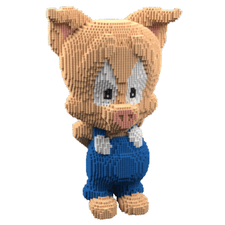 Patrón Hamptom Pig – fusebeads