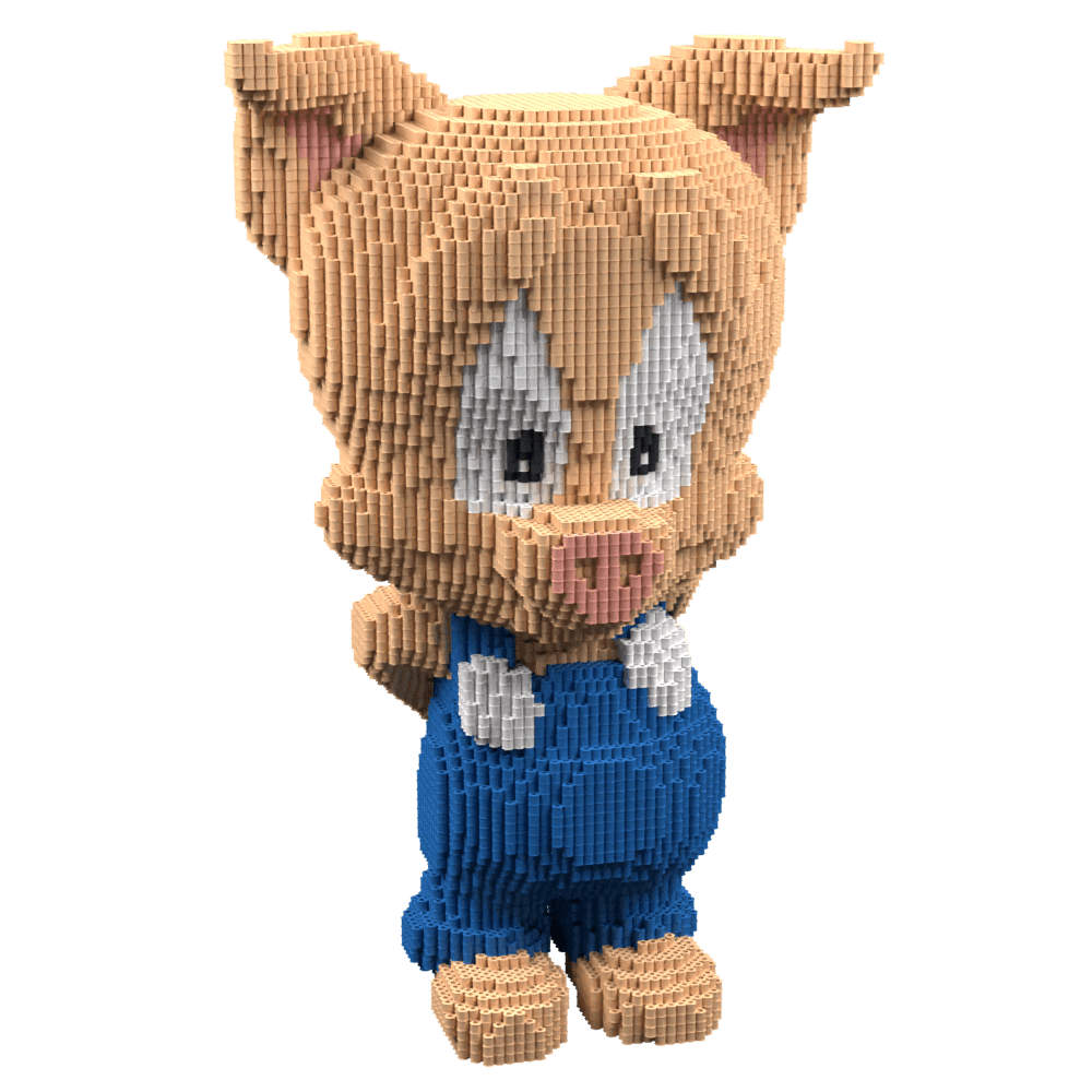 Patrón Hamptom Pig – fusebeads