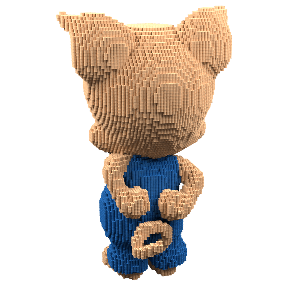 Patrón Hamptom Pig – fusebeads