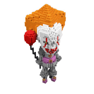 Patrón Pennywise – fusebeads