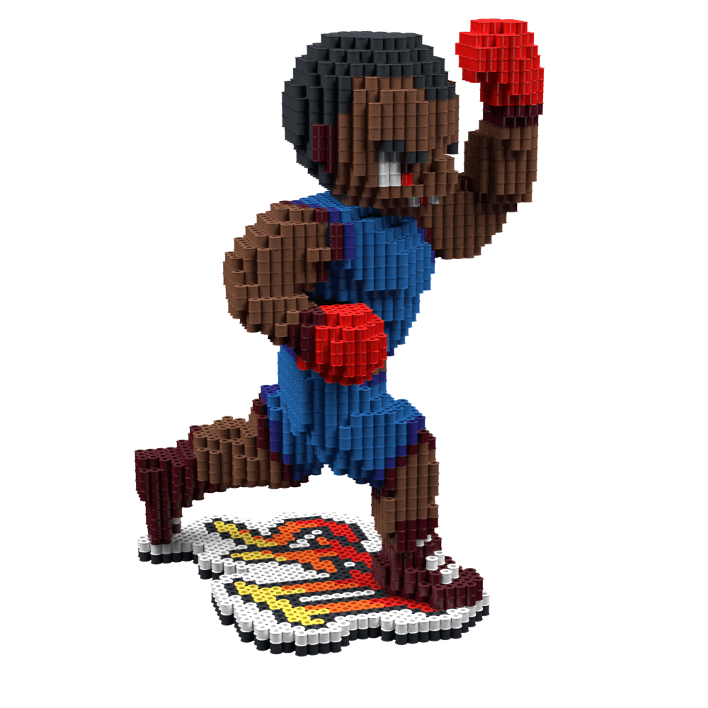 Patrón Balrog-Street Fighter II – fusebeads