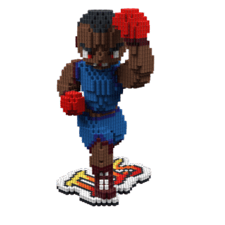 Patrón Balrog-Street Fighter II – fusebeads
