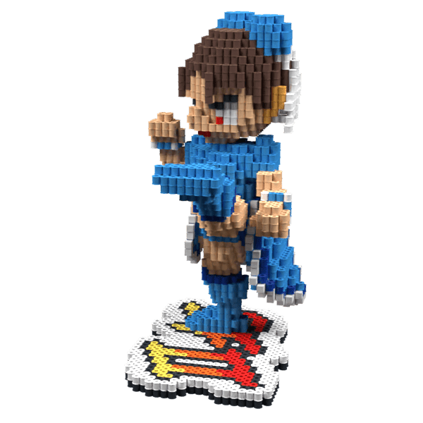 Patrón Chun-Li-StreetFighterII – fusebeads