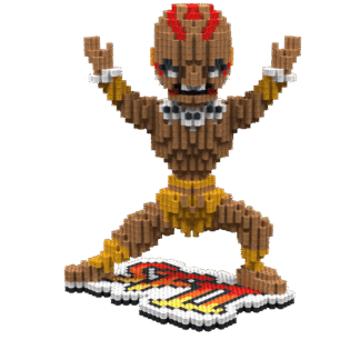 Patrón Dhalshim-StreetFighter II – fusebeads