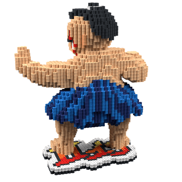 Patrón E. Honda-StreetFighter II – fusebeads