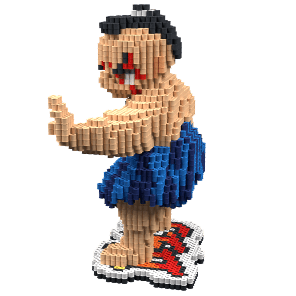 Patrón E. Honda-StreetFighter II – fusebeads