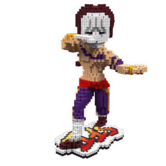 Patrón Vega-StreetFighter II – fusebeads