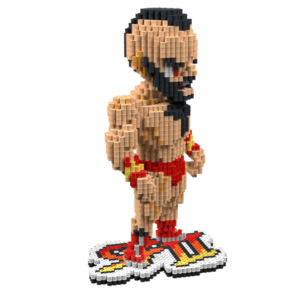 Patrón Zangief-StreetFighter II – fusebeads