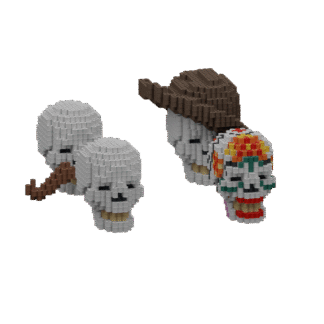Patrón Calaveras Día De Los Muertos – fusebeads