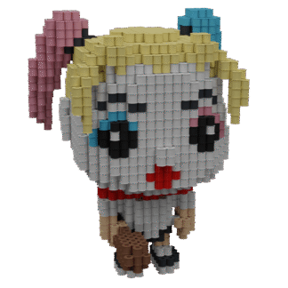 Patrón Harley Quinn - Estilo Funko – fusebeads