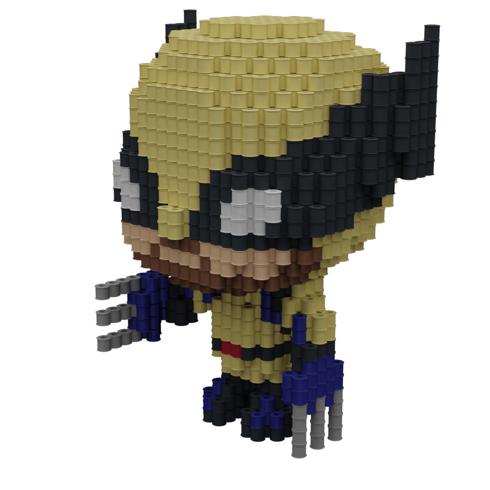 Patrón Wolverine - Estilo Funko – fusebeads