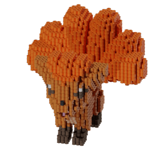 Patrón Vulpix - Pokémon – fusebeads